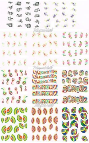 2D Nail Art Sticker