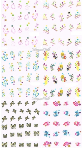 2D Nail Art Sticker