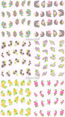 2D Nail Art Sticker