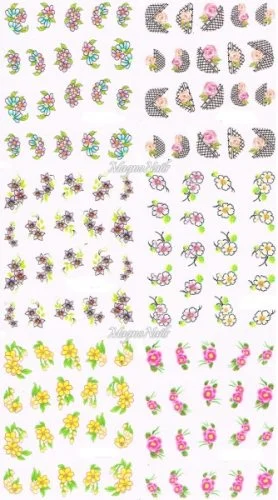 2D Nail Art Sticker