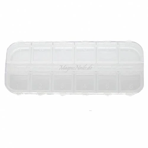 Sortierbox / Klappbox leer Nageldesign Nagelfeile Sandpapier Nägel Nails Nagelstudio