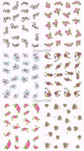 2D Nail Art Sticker