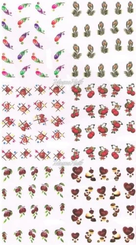 2D Nail Art Sticker