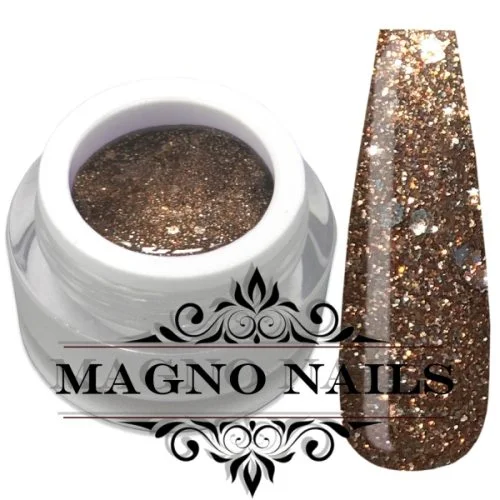 Dunkel Braun Glitzer Glitter Gel Pailetten Glitzer Herbst