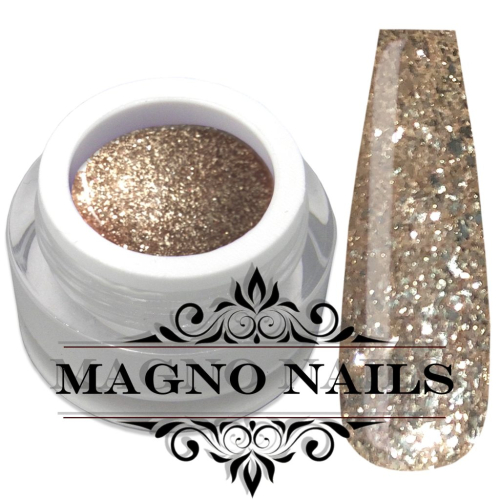 Preview: UV Gel - 1308 - Glitter Gel - Champagne Gold
