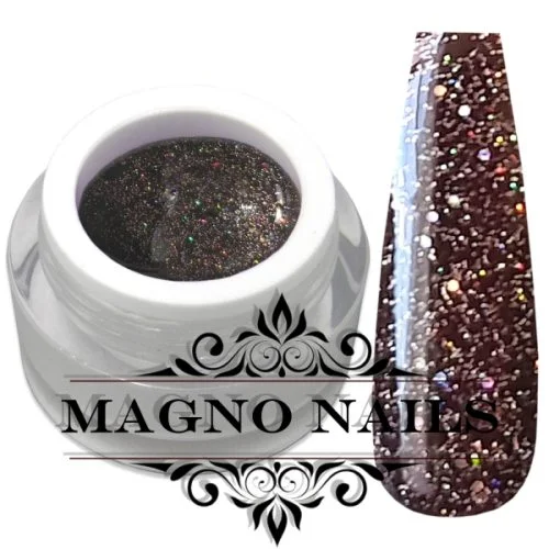 Glitzergel - Braun Nude Glitter UV-Gel