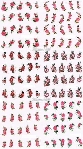 2D Nail Art Sticker