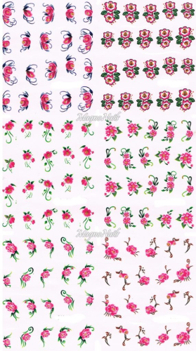 2D Nail Art Sticker