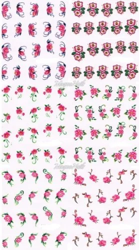 2D Nail Art Sticker