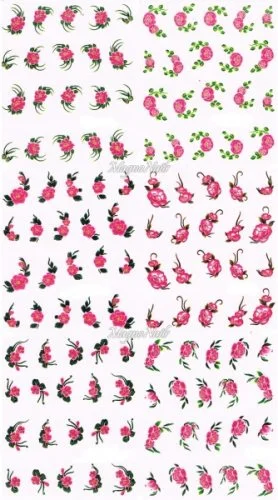 2D Nail Art Sticker