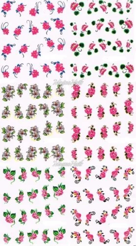 2D Nail Art Sticker