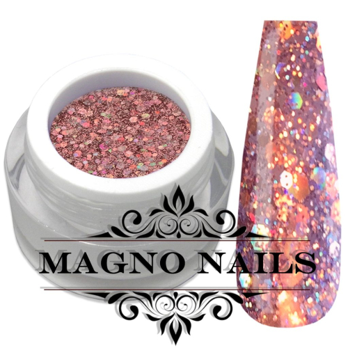Preview: UV Gel - 1367 - Glitter Gel - Cool Rose