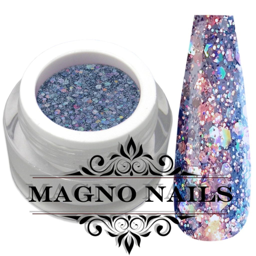 Preview: UV Gel - 1381 - Glitter Gel - Fashion Lilac