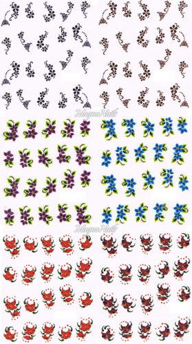2D Nail Art Sticker