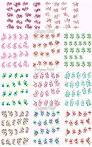2D Nail Art Sticker