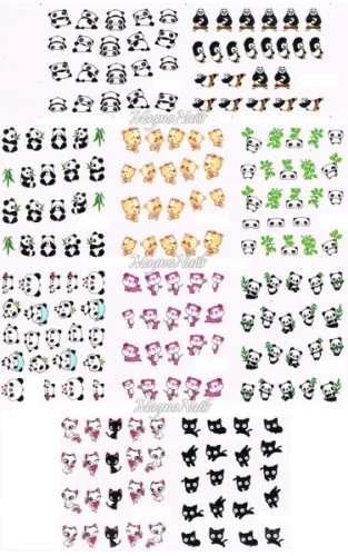 2D Nail Art Sticker