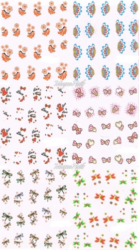 2D Nail Art Sticker
