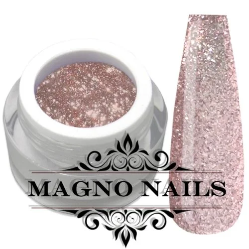 UV Gel - 175 - Chrome Glitter Glam Gel - Rose Gold