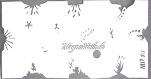 Preview: Nageldesign Nailart Nail Art Airbrush Schablone viele Designs