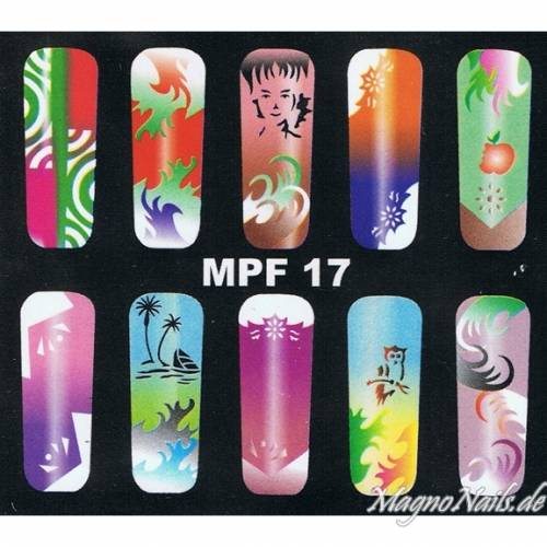 Preview: MPF17 Airbrush Schablone