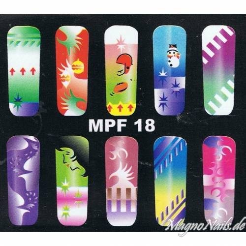 Preview: MPF18 Airbrush Schablone