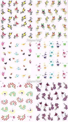 2D Nail Art Sticker