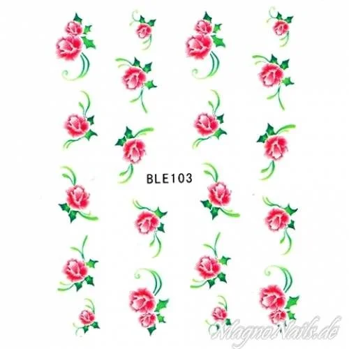 2D Nail Art One Stoke Sticker