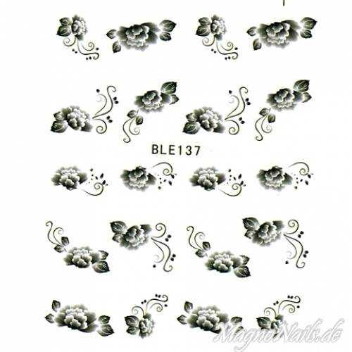 2D Nail Art One Stoke Sticker