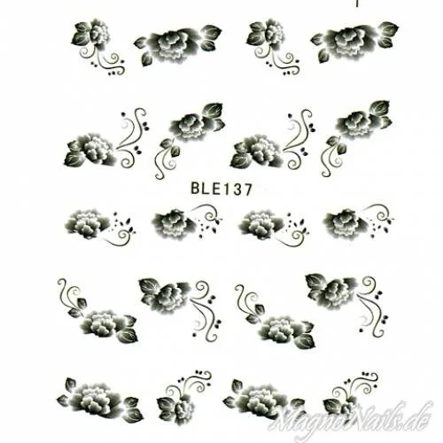 2D Nail Art One Stoke Sticker