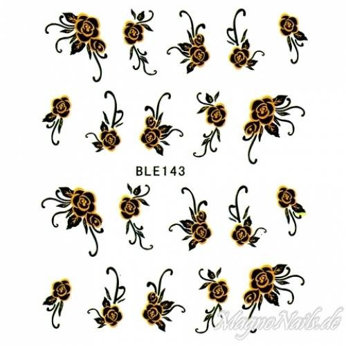 2D Nail Art One Stoke Sticker