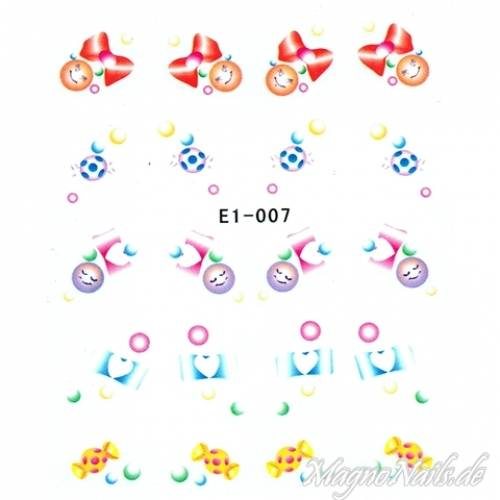 2D Nail Art One Stoke Sticker