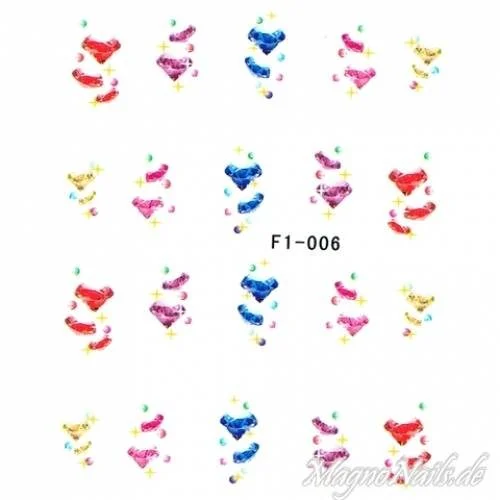 2D Nail Art One Stoke Sticker