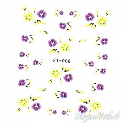 2D Nail Art One Stoke Sticker