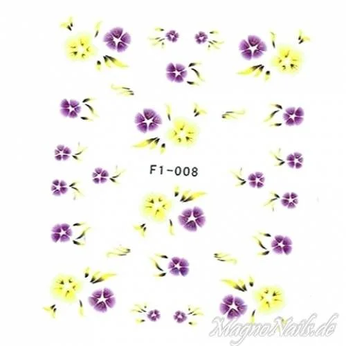 2D Nail Art One Stoke Sticker