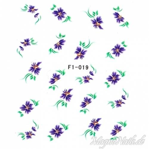 2D Nail Art One Stoke Sticker