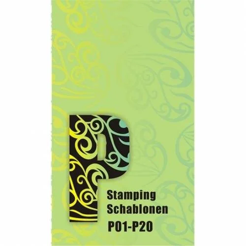 Broschüre für Nail Stamping Schablonen P1 - P20