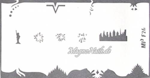 Nageldesign Nailart Nail Art Airbrush Schablone viele Designs