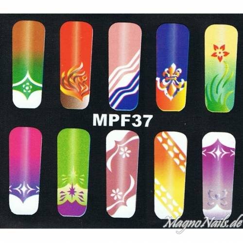 Preview: MPF37 Airbrush Schablone