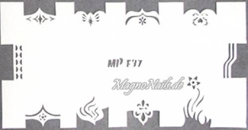 Preview: Nageldesign Nailart Nail Art Airbrush Schablone viele Designs