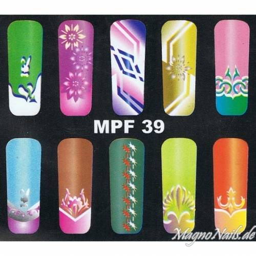 Preview: MPF39 Airbrush Schablone