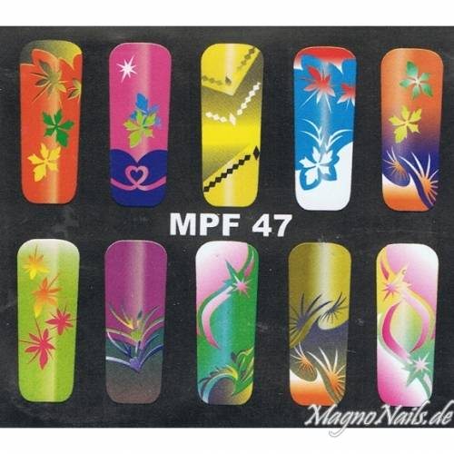 Preview: MPF47 Airbrush Schablone