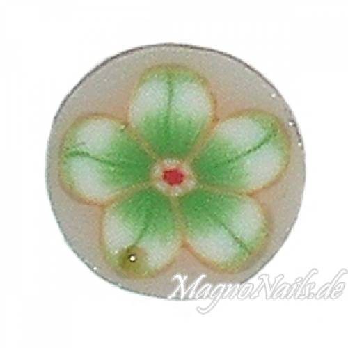 Fimo Stange - Blume grün