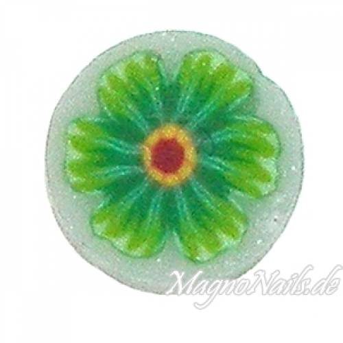 Fimo Stange - Blume grün