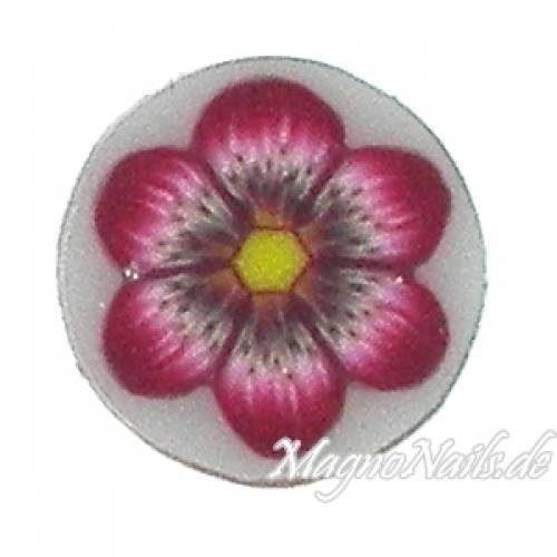 Fimo Stange - Blume weinrot