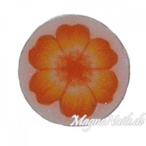 Fimo Stange - Blume orange