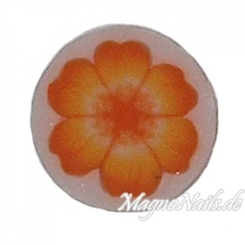Fimo Stange - Blume orange
