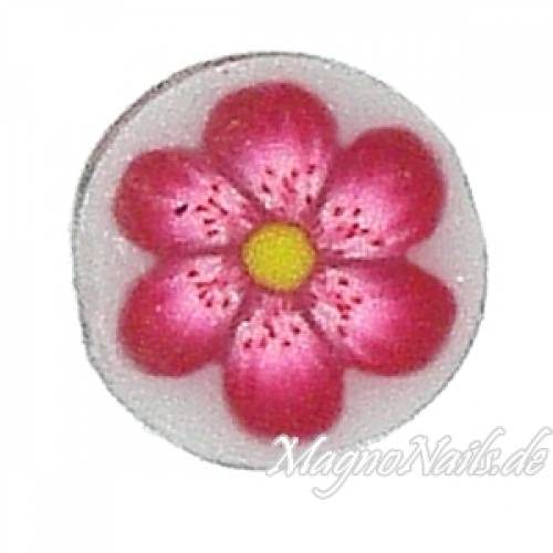 Fimo Stange - Blume weinrot