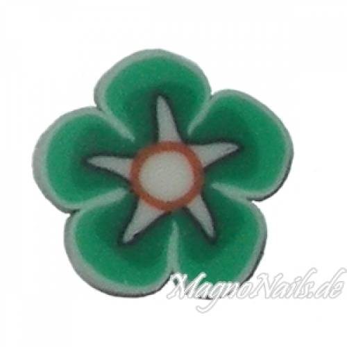 Fimo Stange - Blume grün