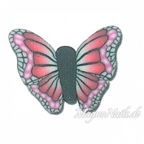 Fimo Stange - Schmetterling rot