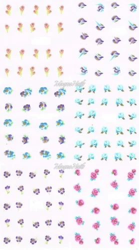 2D Nail Art Sticker